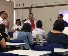 Visita do Secretário de Educação ao CEEP Maria Lydia Cescato Bomtempo