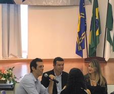 Visita do Secretário de Educação ao CEEP Maria Lydia Cescato Bomtempo