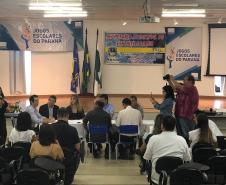 Visita do Secretário de Educação ao CEEP Maria Lydia Cescato Bomtempo