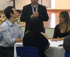 Visita do Secretário de Educação ao CEEP Maria Lydia Cescato Bomtempo
