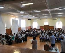 Visita do cônsul do Japão ao CE Barão do Rio Branco em Assaí