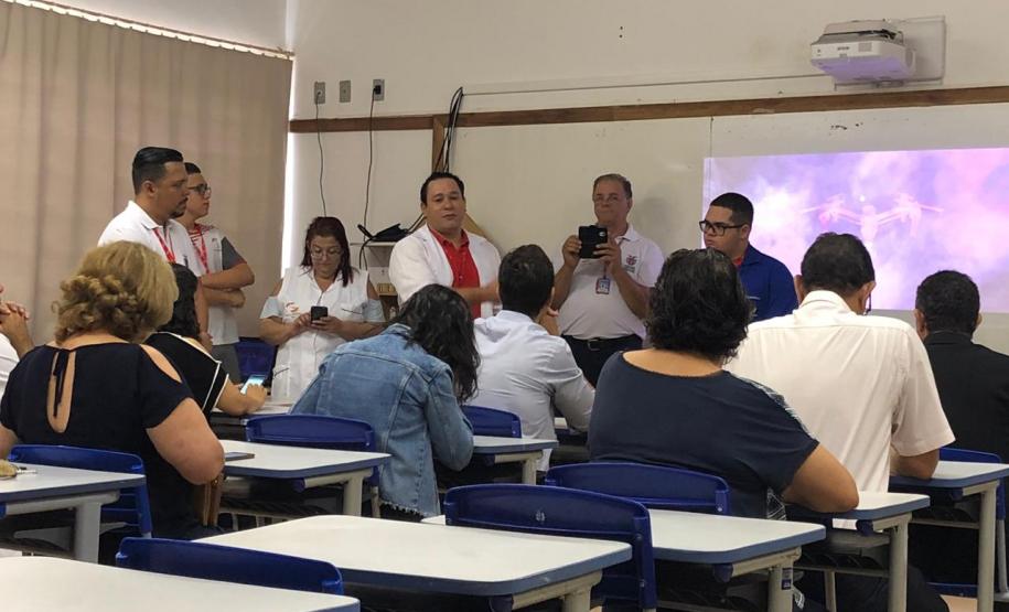 Visita do Secretário de Educação ao CEEP Maria Lydia Cescato Bomtempo Visita do Secretário de Educação ao CEEP Maria Lydia Cescato Bomtempo