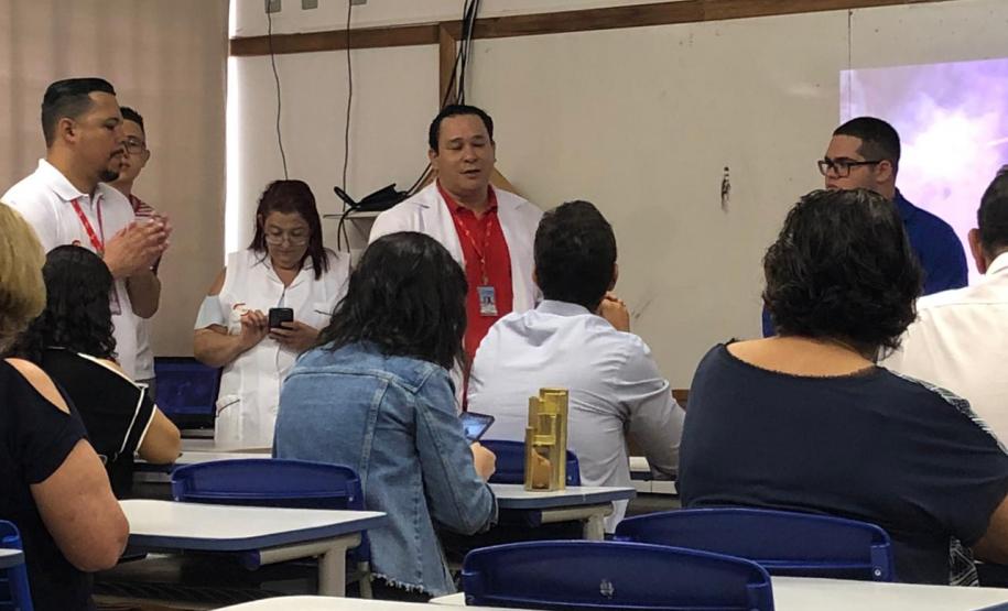 Visita do Secretário de Educação ao CEEP Maria Lydia Cescato Bomtempo Visita do Secretário de Educação ao CEEP Maria Lydia Cescato Bomtempo