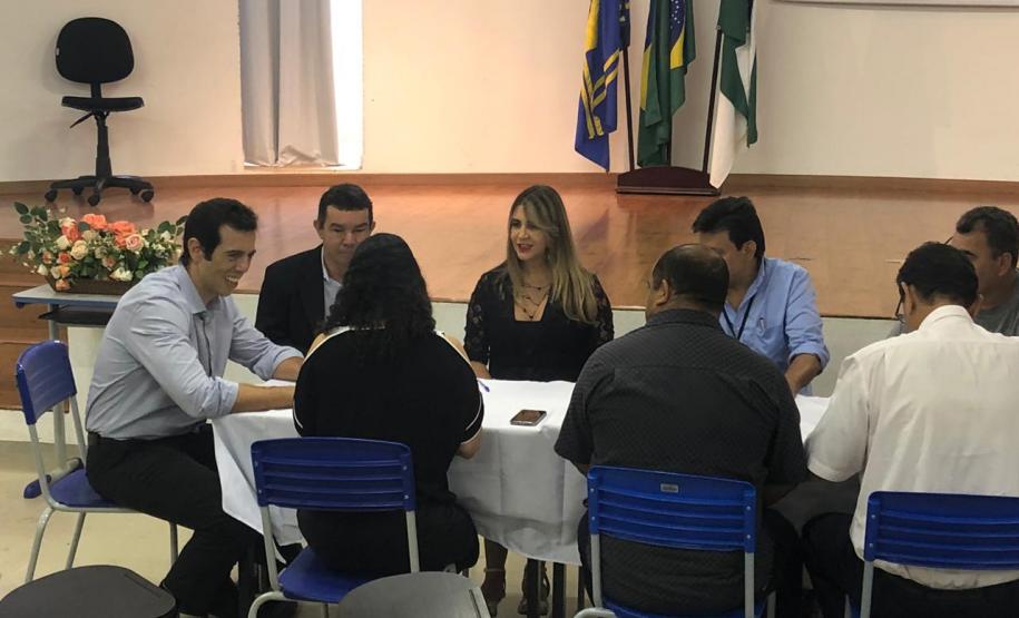 Visita do Secretário de Educação ao CEEP Maria Lydia Cescato Bomtempo Visita do Secretário de Educação ao CEEP Maria Lydia Cescato Bomtempo