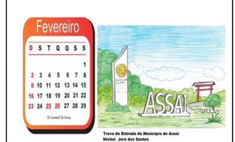 Projeto Cartão Postal e Calendário do Município de Assaí