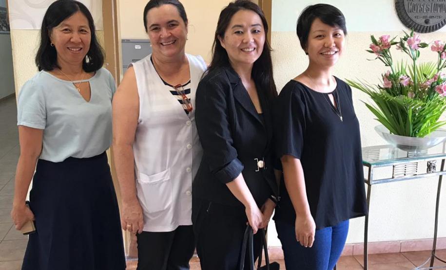 Visita do cônsul do Japão ao CE Barão do Rio Branco em Assaí